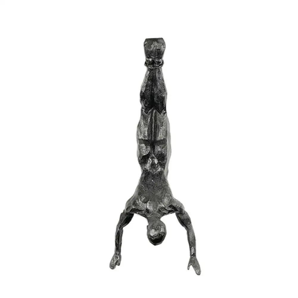 Climbing Athlete Man Art Sports Wall Hanging Ornaments Home Figures Miniatures Rock Climbing Man Resin Sculptures Statue