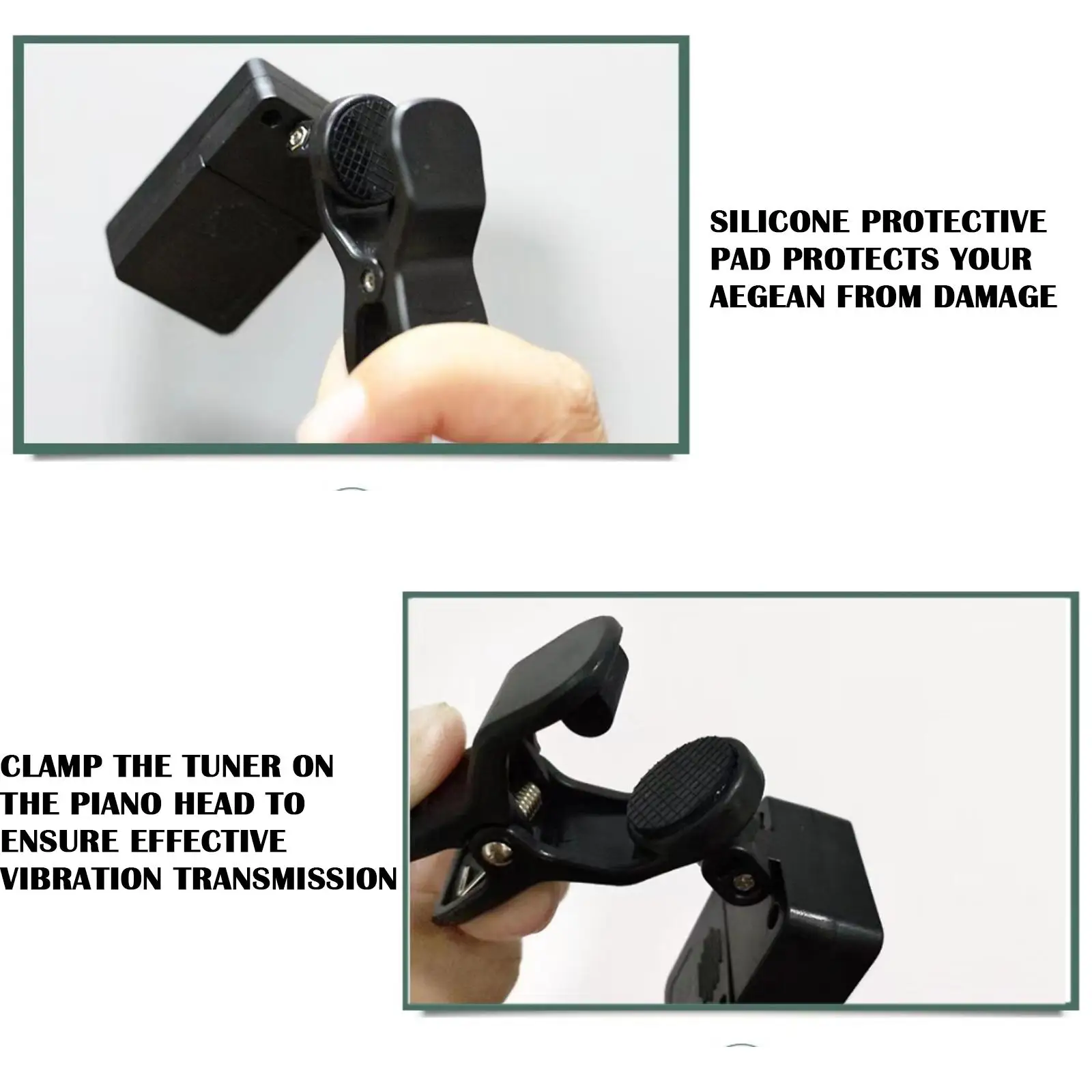 Professional Clip-On 360 Degree Acoustic Guitar Tuner LCD Screen Electric Digital Tuner For Acoustic Guitar Ukulele Accessories