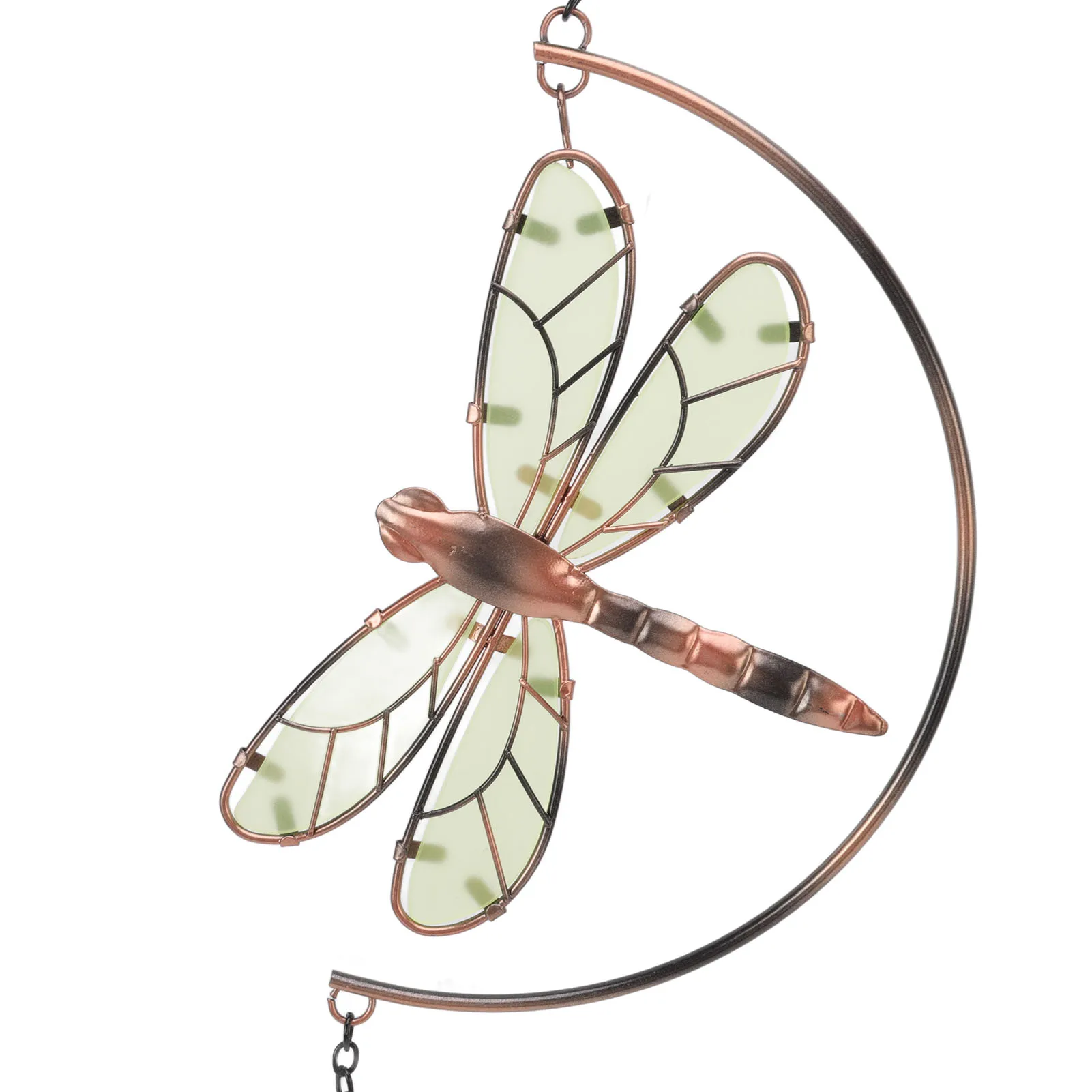 Dragonfly Wind Chimes Waterproof Beautiful Melody Iron Hanging Ornaments for Home Garden Balcony Decoration