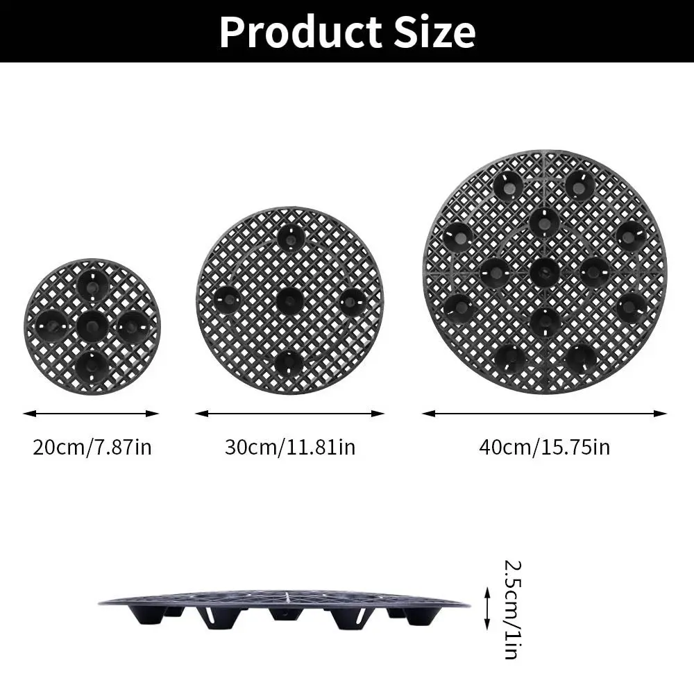Outdoor Patio Deck Floor Protector Flower Pot Plant Holder Plant Stands Plant Level Pot Elevator Pot Tray Plant Pot Saucer