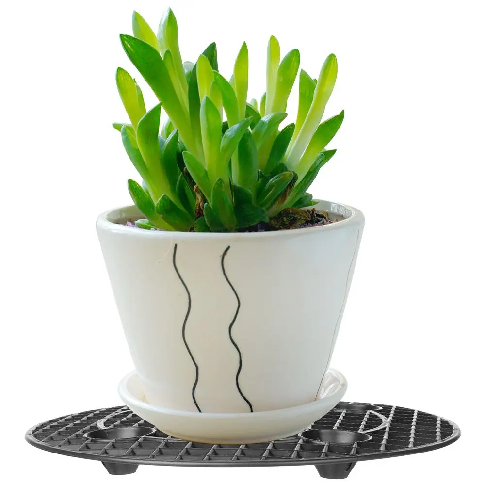 Outdoor Patio Deck Floor Protector Flower Pot Plant Holder Plant Stands Plant Level Pot Elevator Pot Tray Plant Pot Saucer
