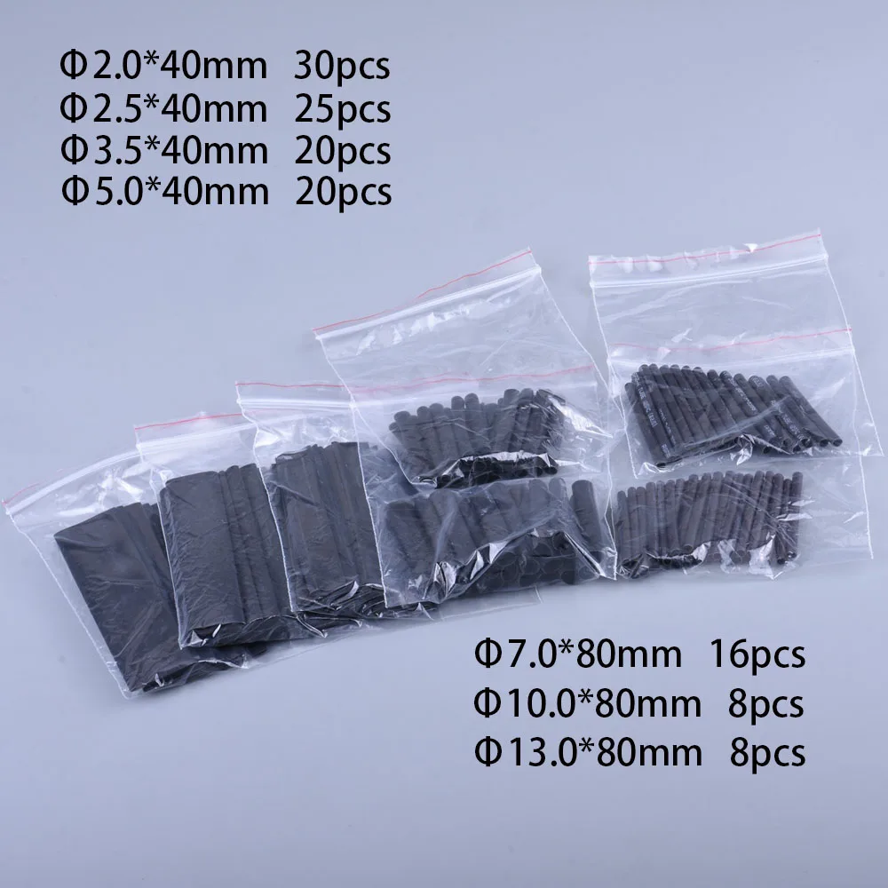 127-800pcs Heat-shrink Tubing Thermoresistant Tube Heat Shrink Wrapping Kit Electrical Connection Wire Cable Insulation Sleeving