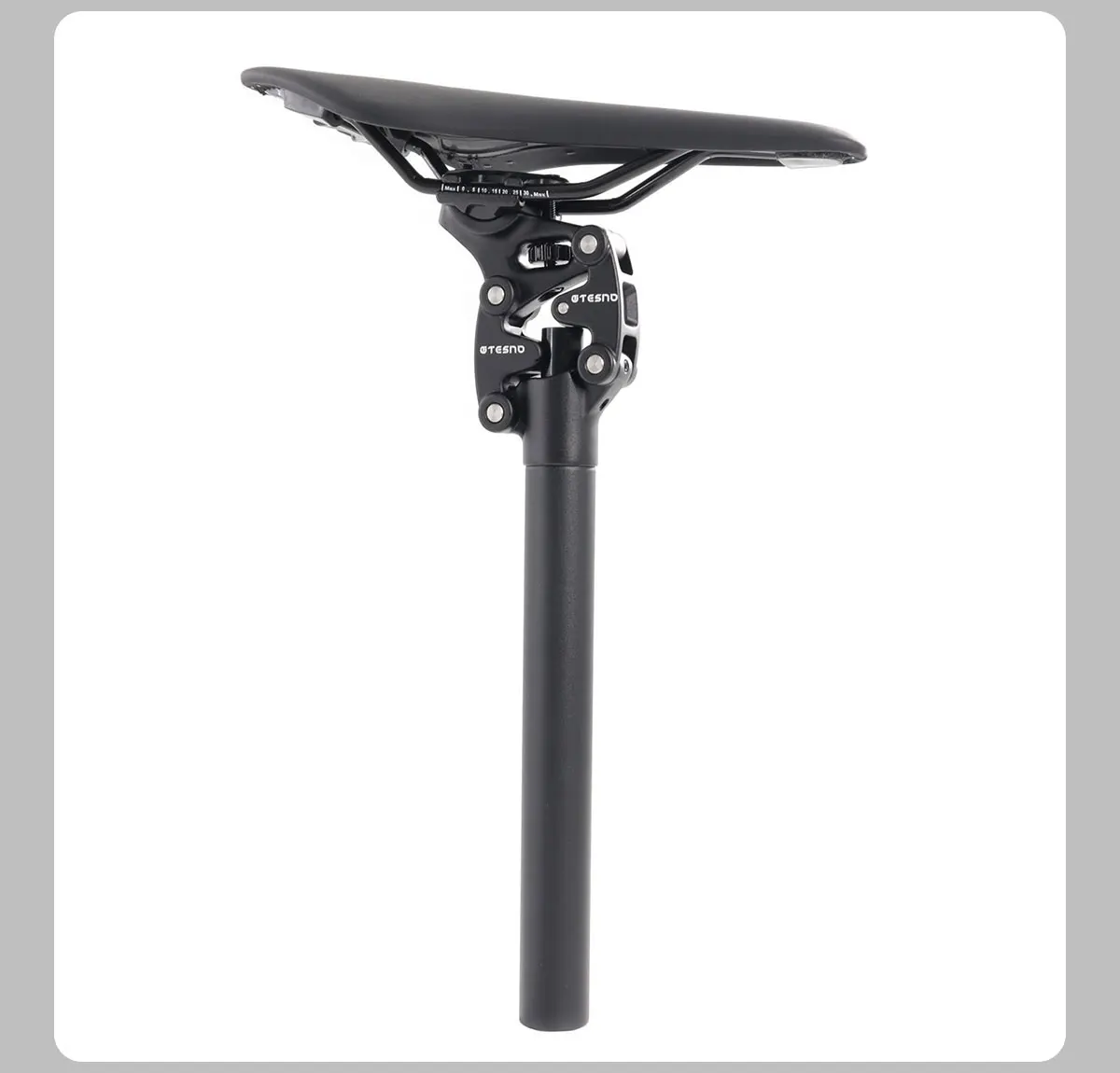 TESNO Bike Seatpost With Shock Absorber 27.2/30.9/31.6mm Mtb Bicycle Seatpost Suspension Four Link Bicycle Saddle Tube 350mm