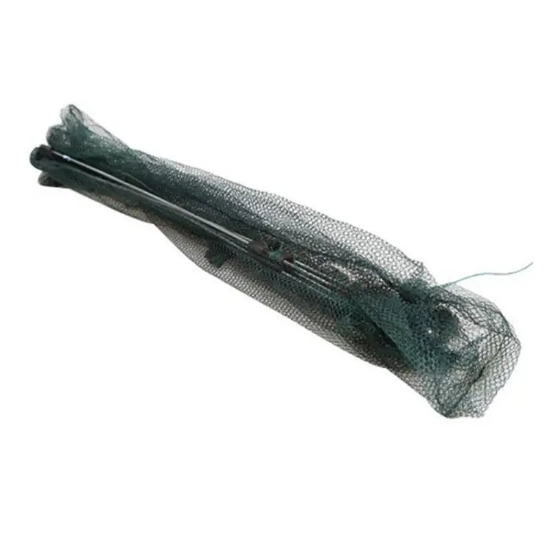 Fishing Net Foldable Folding Mesh Nylon Fishing Net Baits Trap Cast Dip Crab Shrimp Net