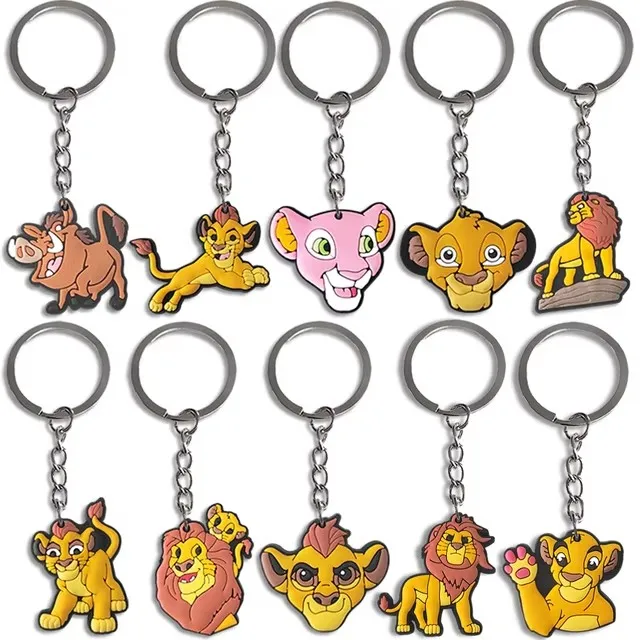 Lion King Simba Party Favors Animal Slap Bracelet Sticker Keychain Kids Birthday for Boys Festival Gifts Pinata Filler Gift
