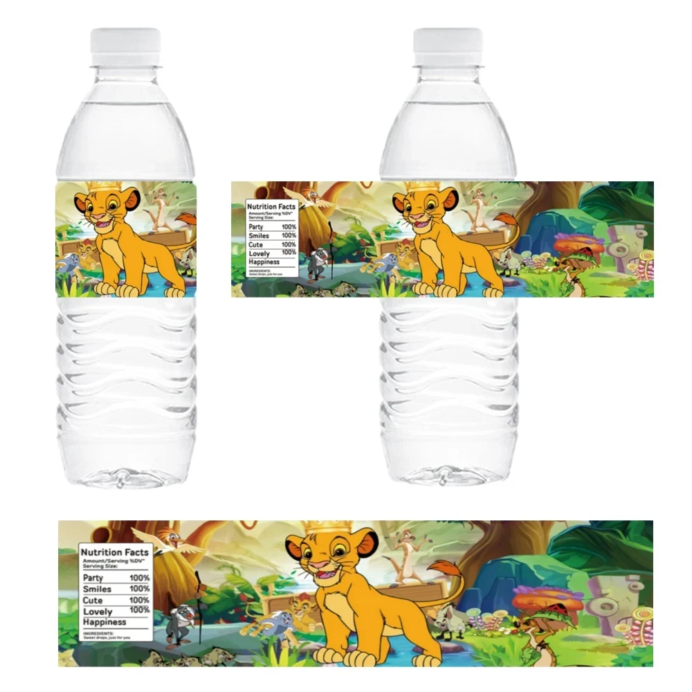 Lion King Simba Party Favors Animal Slap Bracelet Sticker Keychain Kids Birthday for Boys Festival Gifts Pinata Filler Gift