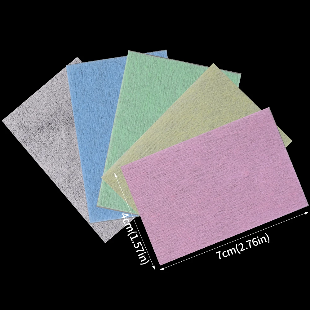 1000/600/500/100pcs Lint-Free Nail Cotton for UV Gel Polish Removal Wipes Paper Pads 100% Cotton Soft Non Woven Nail Cleaner Pad