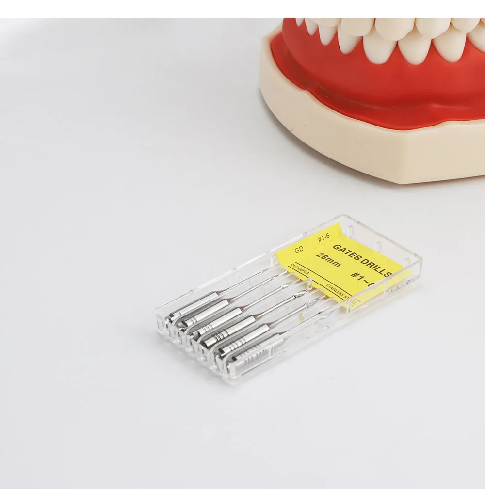 1 Pack(6pcs) Dental Peeso Reamer 28mm Endodontic Reamers Drill Burs Peeso Reamers Endo Files Largo Dentistry Materials Tool