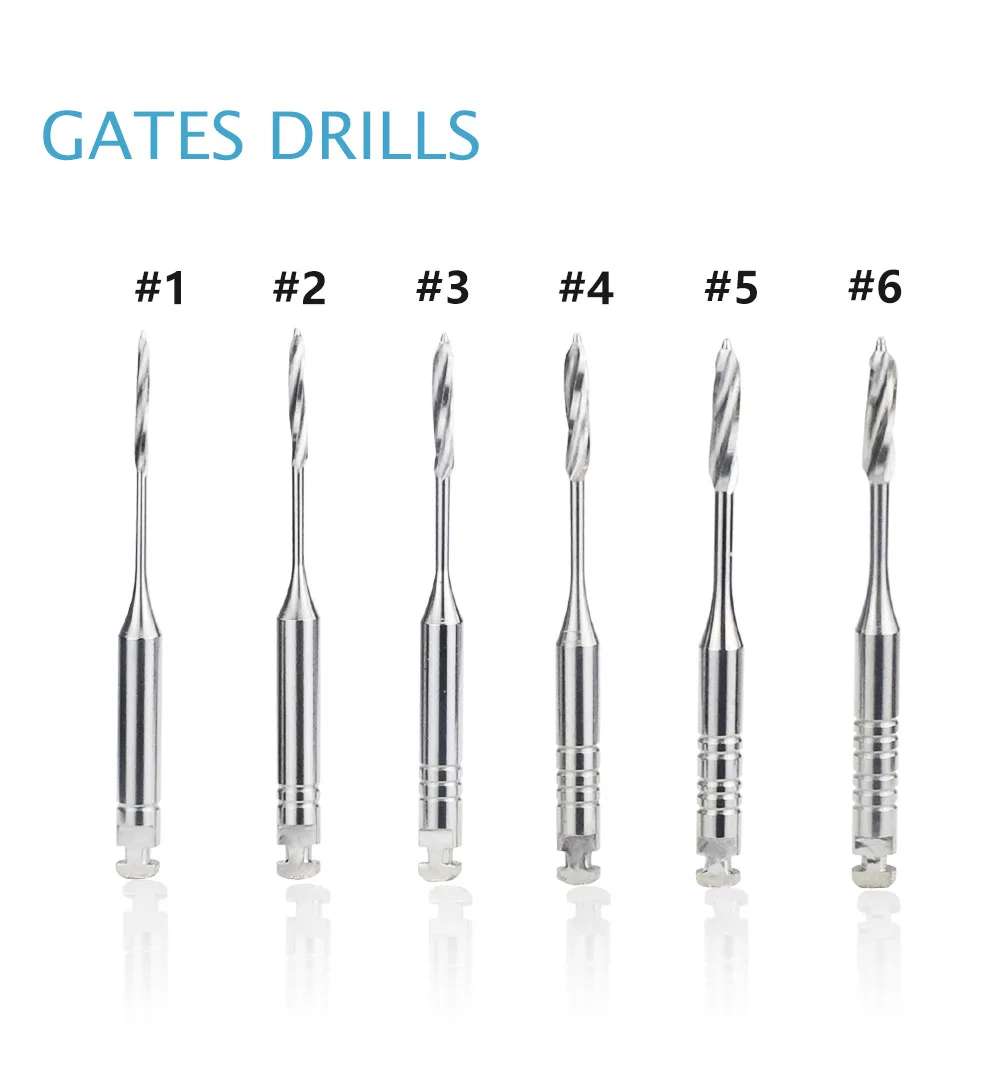 1 Pack(6pcs) Dental Peeso Reamer 28mm Endodontic Reamers Drill Burs Peeso Reamers Endo Files Largo Dentistry Materials Tool