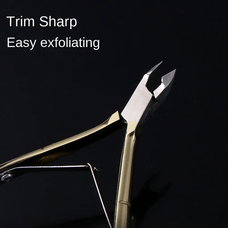 D501 Blade Fingernail Toenail Cuticle Nipper Trimming Stainless Steel Nail Clipper Cutter Cuticle Scissors Plier Manicure Tools