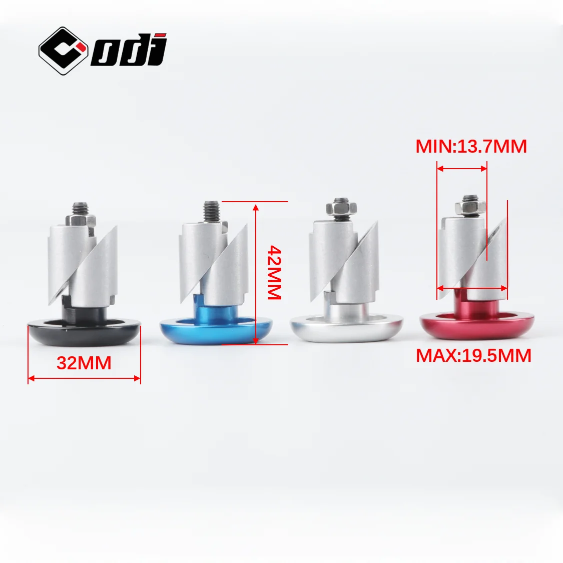 ODI Bicycle Expansion Handle Plugs Ultra-Light Aluminum Alloy Balance Handle Plugs Bike Bar Ends Caps for DH/XC Bicycle Parts