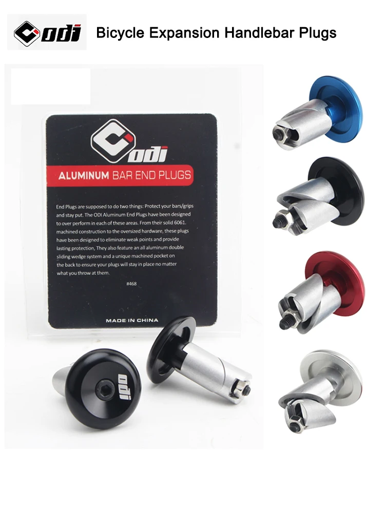 ODI Bicycle Expansion Handle Plugs Ultra-Light Aluminum Alloy Balance Handle Plugs Bike Bar Ends Caps for DH/XC Bicycle Parts