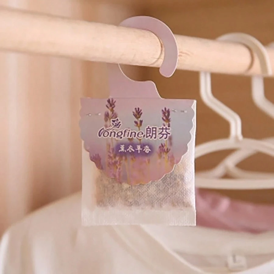 5/10pcs Wardrobe Hanging Sachets Lasting Fragrance Scented Bags for Closet Room Drawers Bathroom Air Freshener Aromatherapy