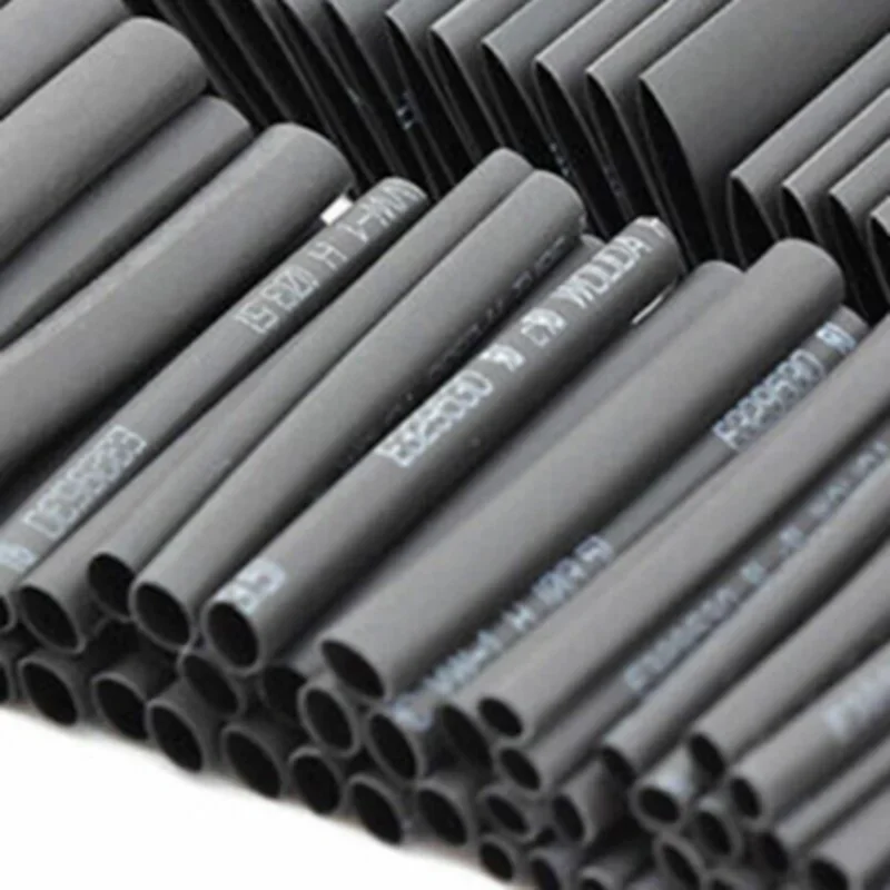 420pcs Black Heat Shrink Tube Glue Polyolefin Waterproof Sleeving Tubing Sleeve Wrap Tubing Kit Cable Sleeves