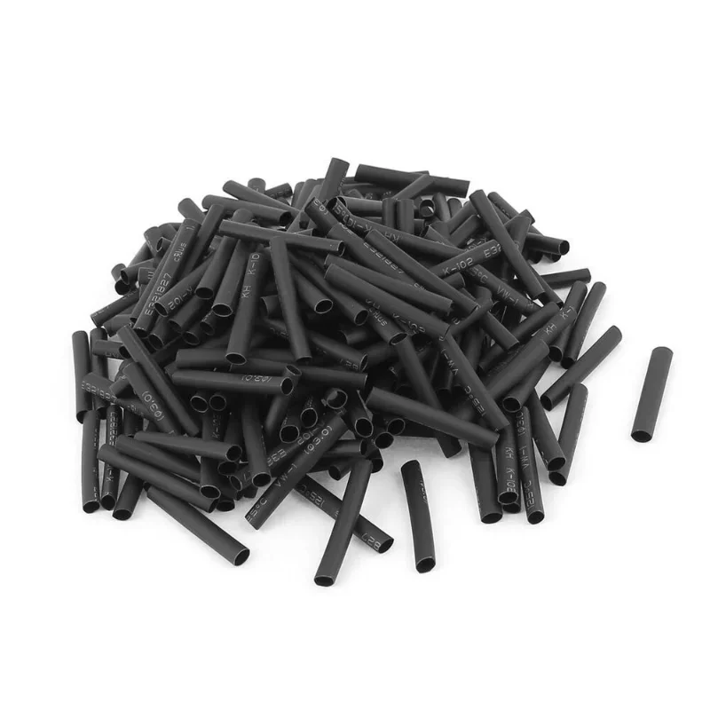 420pcs Black Heat Shrink Tube Glue Polyolefin Waterproof Sleeving Tubing Sleeve Wrap Tubing Kit Cable Sleeves