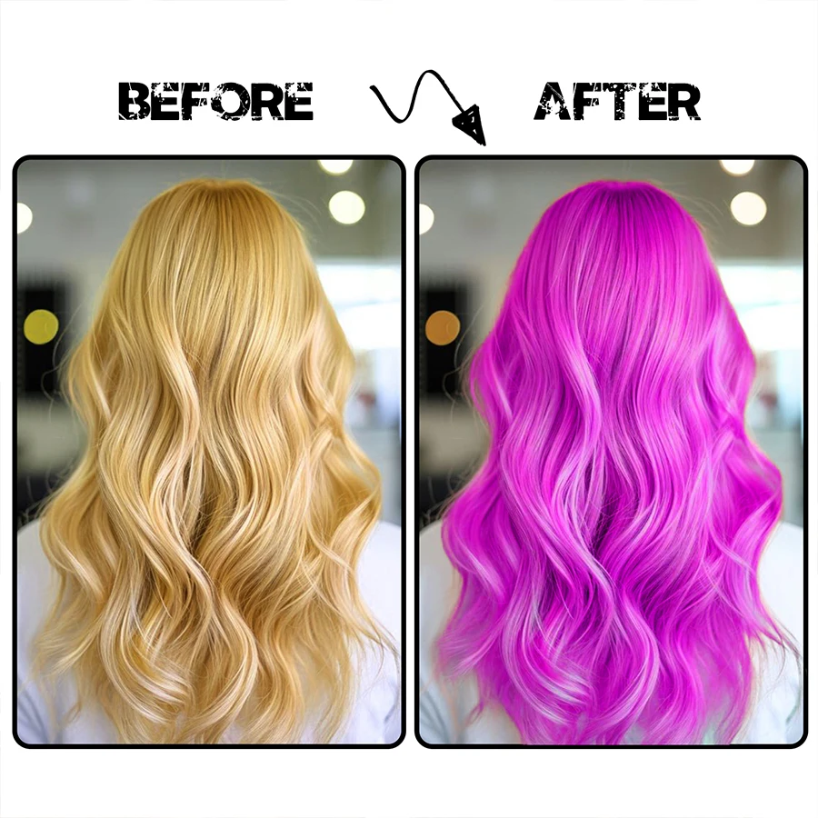 Valentine's Day Hair Color Wax for Men & Women Hair Clay Fashion One-Time Temporary Styling Dye Cream Easy Wash Hair Beard Color