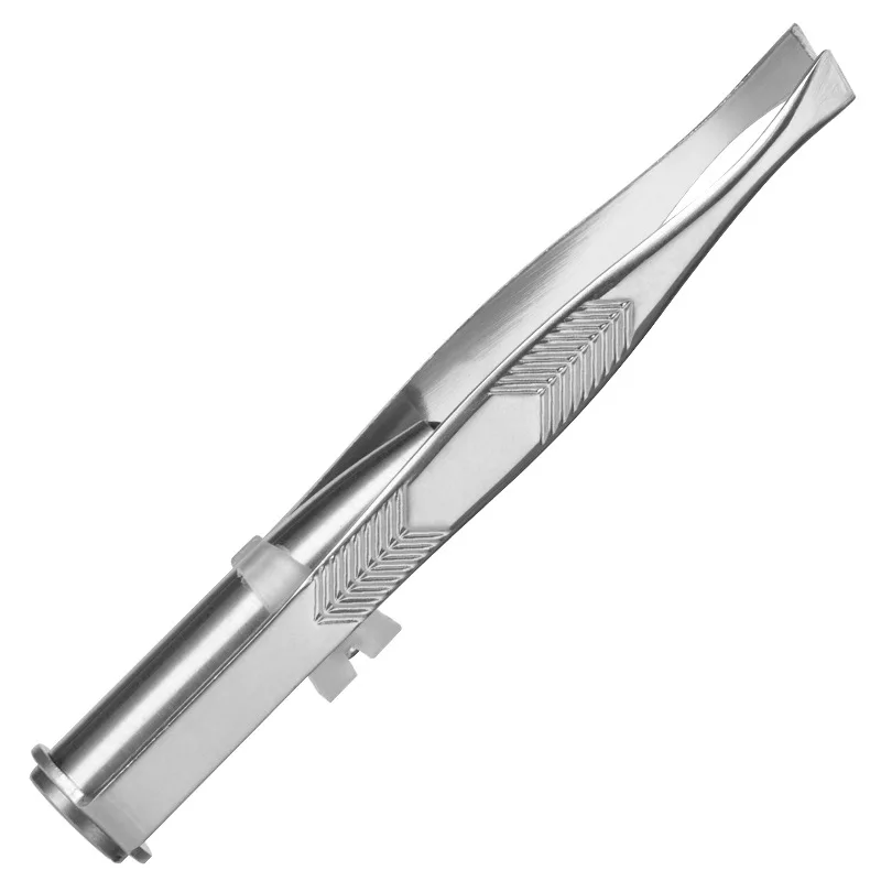 Eyebrow Tweezer with LED Light Smart Design Precision Eyelash Hair Remove Clip Stainless Steel Tweezers Portable Makeup Tools