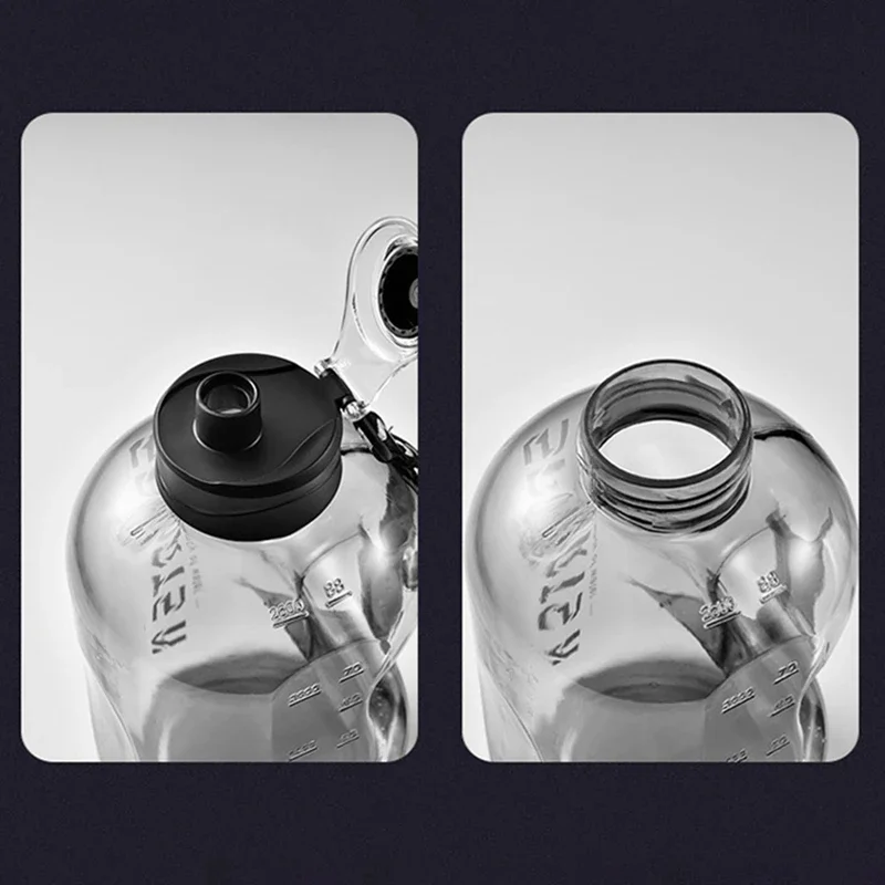 Large Capacity 2 Liter Water Bottle Sports Gym Water Kettle for Camping Travel BPA Free Drinking Bottles