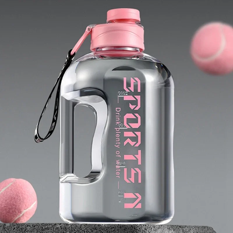 Large Capacity 2 Liter Water Bottle Sports Gym Water Kettle for Camping Travel BPA Free Drinking Bottles