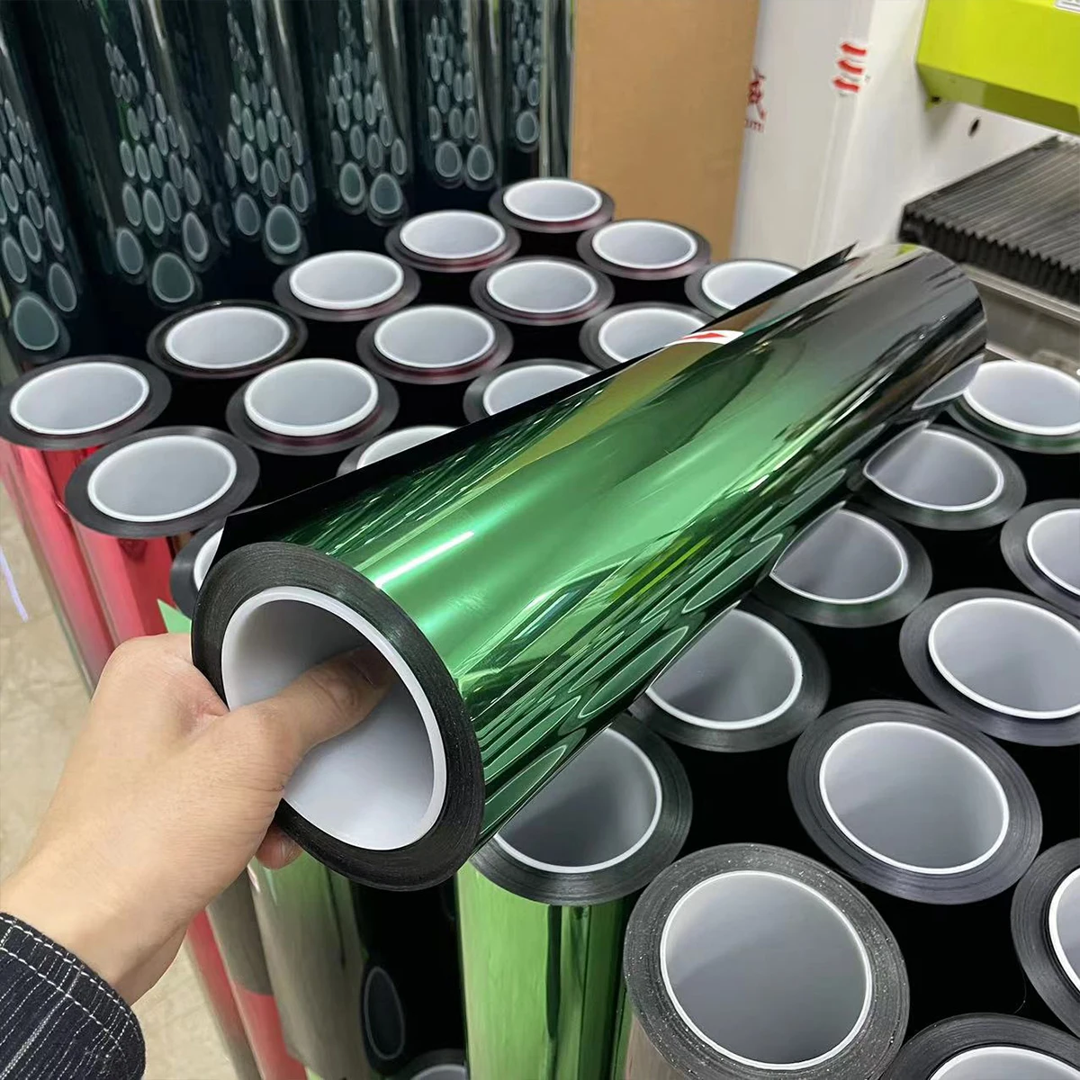 Gradient Solar Window Tint Film Color Changing Film Car Sun Shade Front Windshield Sunshade Protector Heat Insulation Universal