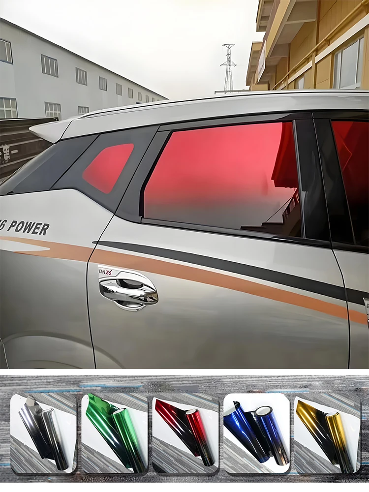 Gradient Solar Window Tint Film Color Changing Film Car Sun Shade Front Windshield Sunshade Protector Heat Insulation Universal