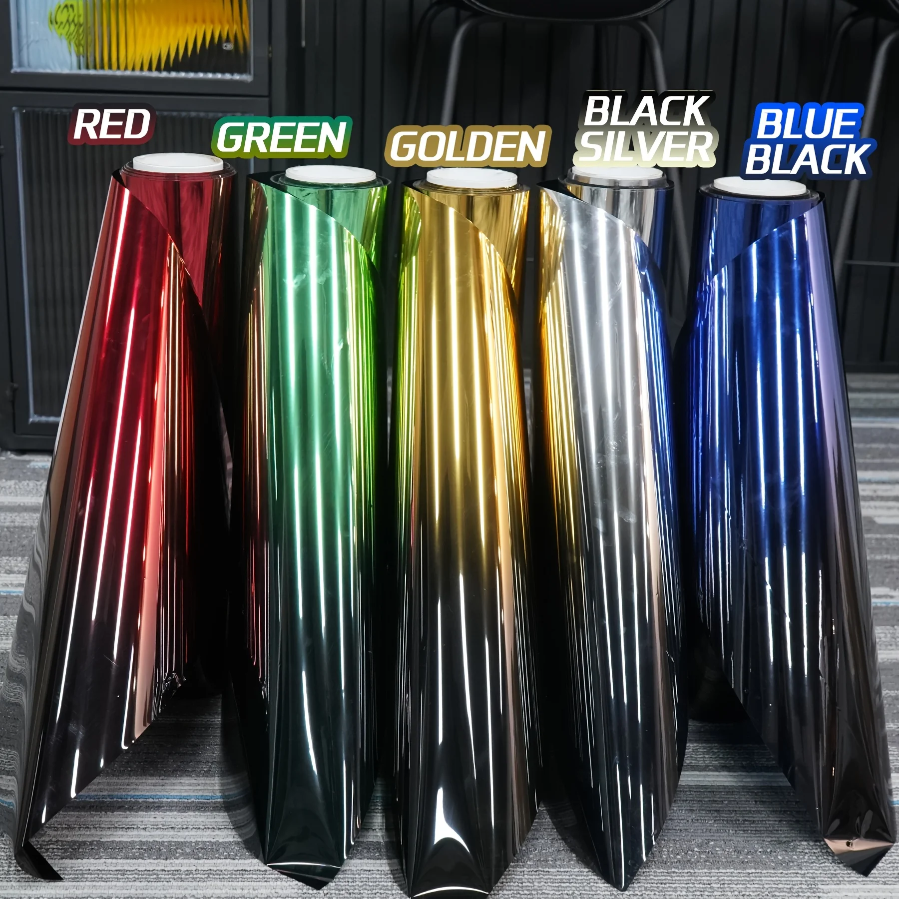 Gradient Solar Window Tint Film Color Changing Film Car Sun Shade Front Windshield Sunshade Protector Heat Insulation Universal