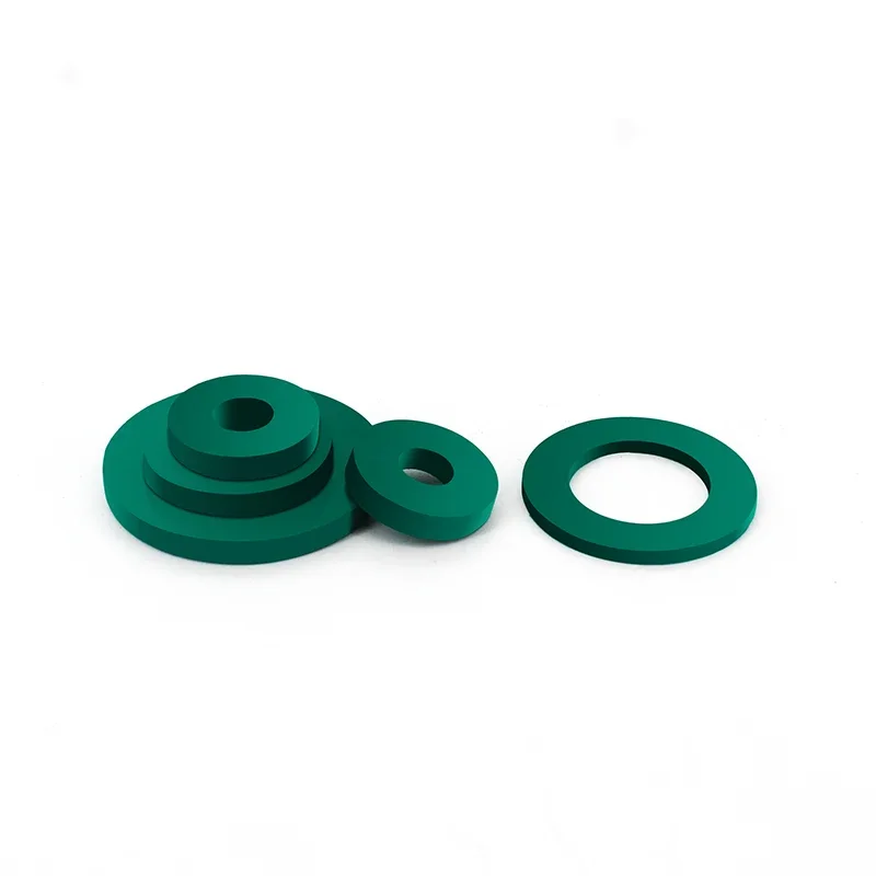 H2mm Flat Gasket M2-M42 Nitrile Silicone Fluorine Rubber NBR VMQ FKM Wear-Resistant Shock-Absorbing Waterproof Sealing Gasket