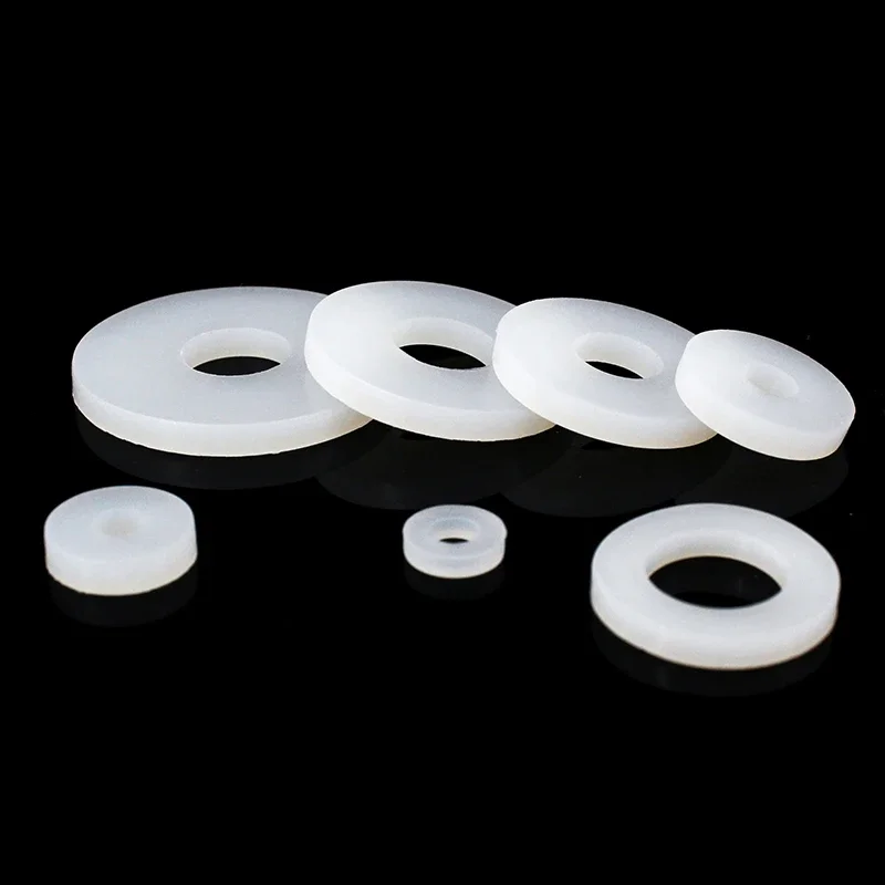 H2mm Flat Gasket M2-M42 Nitrile Silicone Fluorine Rubber NBR VMQ FKM Wear-Resistant Shock-Absorbing Waterproof Sealing Gasket