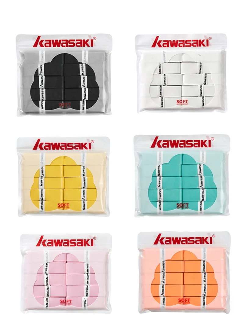 5/10/60 Pieces Overgrips Padel Original Kawasaki Sticky Anti-slip Overgrip Tennis Shock Absorption Paddle Grip Accessories