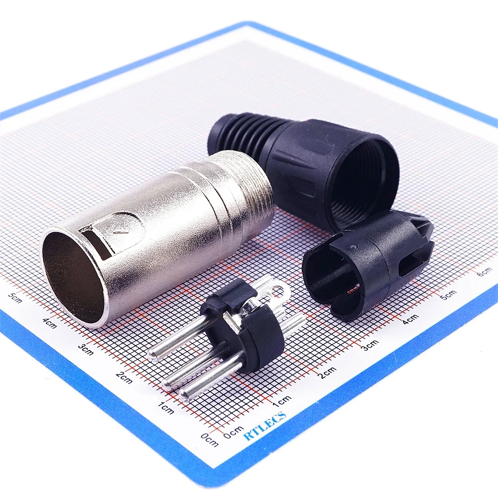 3Pin XLR Lithium Battery Charger Port Inline Plug Adapter Connector Jack Socket For E-Wheelchair Electric Scooters Parts E-Bike