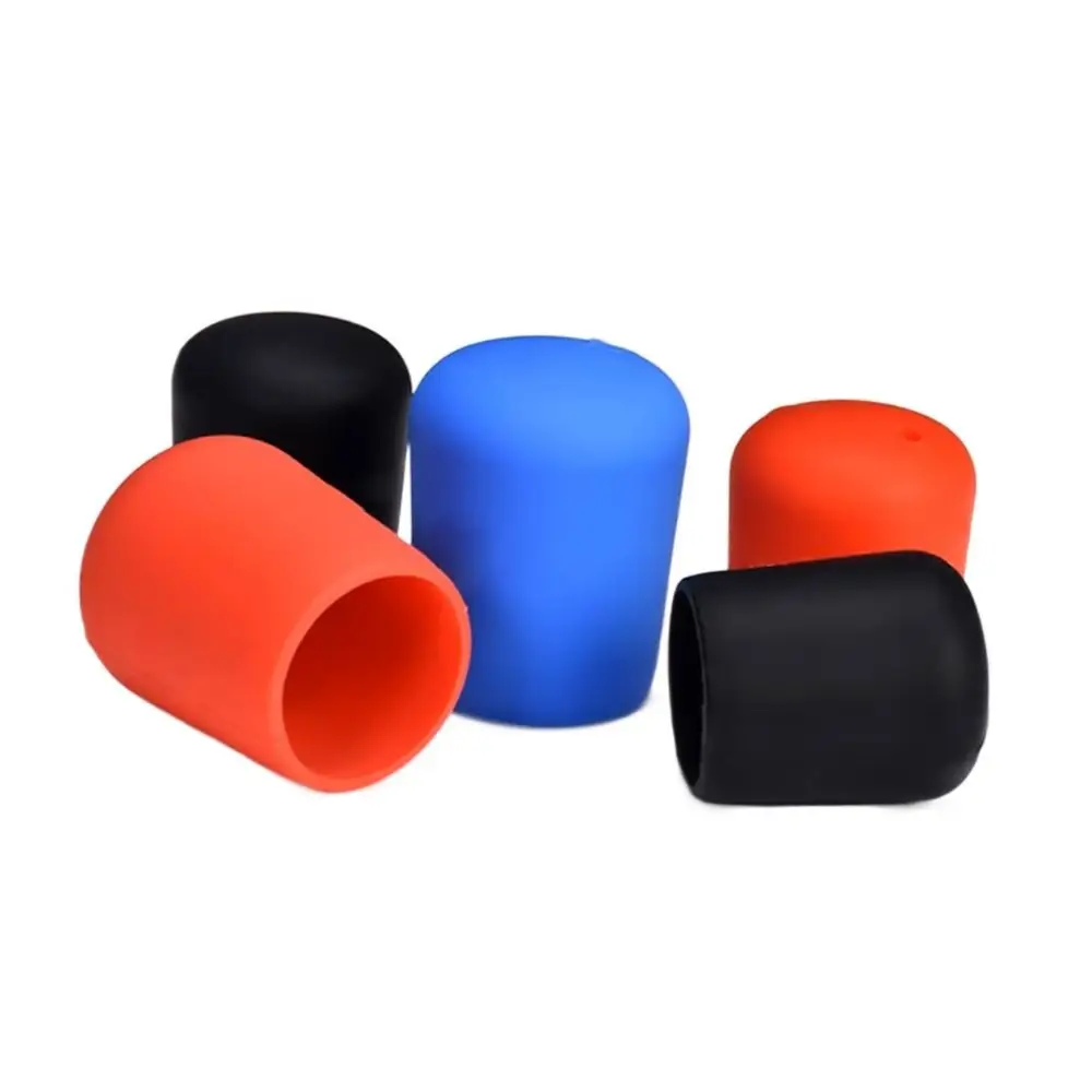 4pcs Fishing Rod End Cap Silicone Plug Cover Fishing Rod Tail Plug Protector Case Strong Elasticity Fishing Tackle Accessories