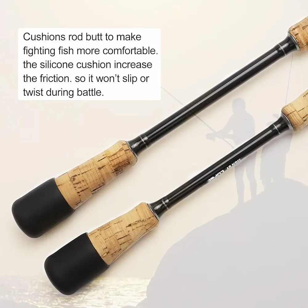 4pcs Fishing Rod End Cap Silicone Plug Cover Fishing Rod Tail Plug Protector Case Strong Elasticity Fishing Tackle Accessories