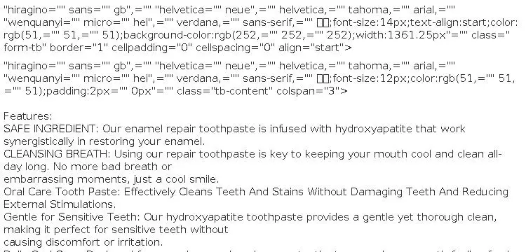 120g Hydroxyapatite Toothpaste,Gentle Mint,Breath Refreshing Whitening Toothpaste,Intensives Stain Removal Tooth Paste,Oral Care