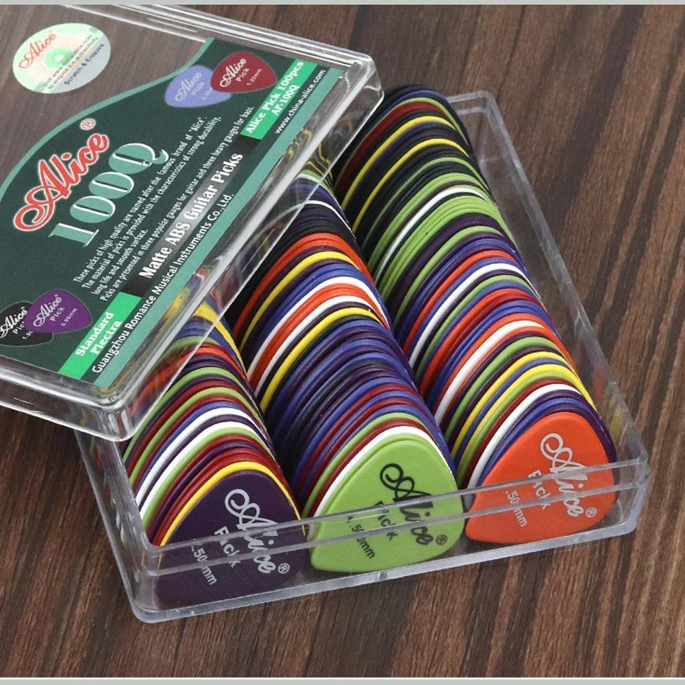 10/20/40/60/100Pcs Guitar Picks Acoustic Electric Bass Plectrum Mediator Guitar Accessories Thickness 0.58 - 1.5 mm