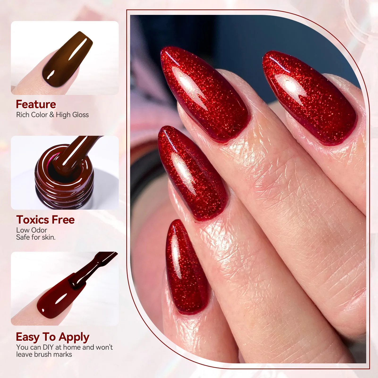 BORN PRETTY 130Colors Nail Gel Polish 10ml Vernis Semi Permanent Nail Art Manicure Soak Off LED UV Gel Nail Polish Nail Supplies