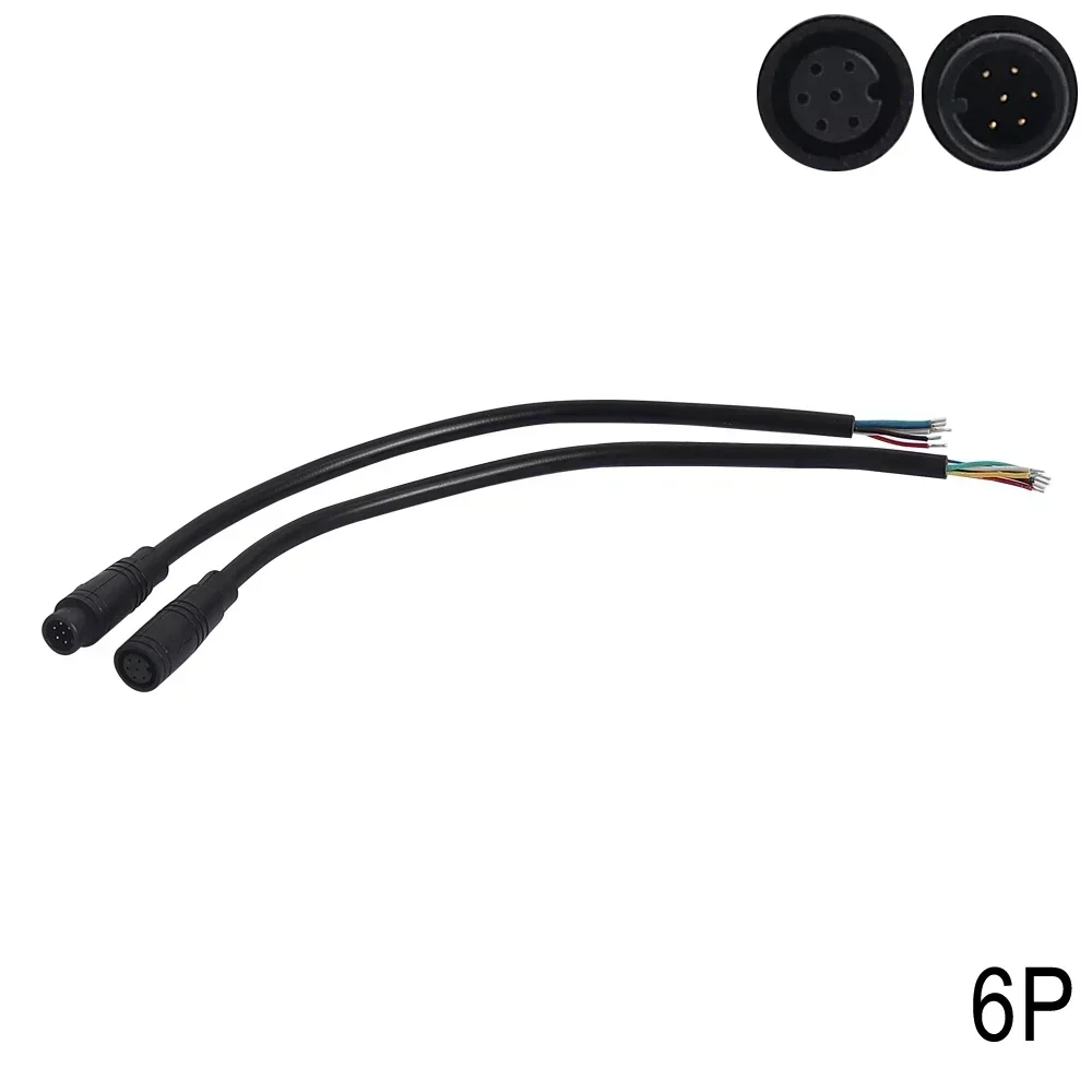 2/3/4/5/6Pin Male Female Cable Ebike Display Cable Connector Wire For Electric Scooter Sensor Electric Bicycle Butt Joint Plug