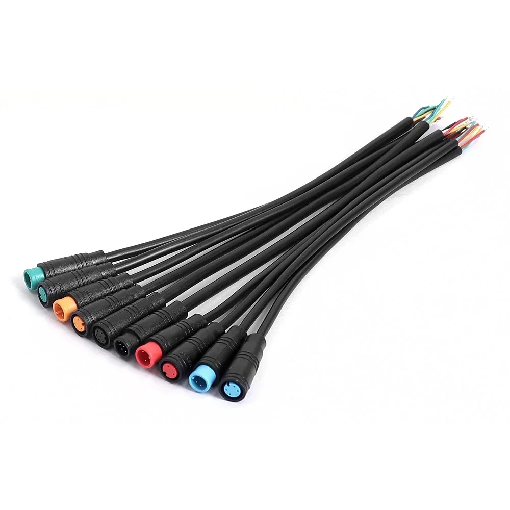 2/3/4/5/6Pin Male Female Cable Ebike Display Cable Connector Wire For Electric Scooter Sensor Electric Bicycle Butt Joint Plug