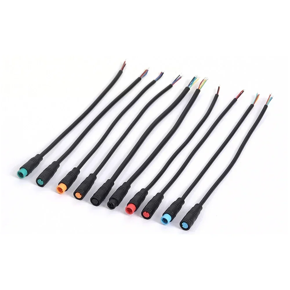 2/3/4/5/6Pin Male Female Cable Ebike Display Cable Connector Wire For Electric Scooter Sensor Electric Bicycle Butt Joint Plug