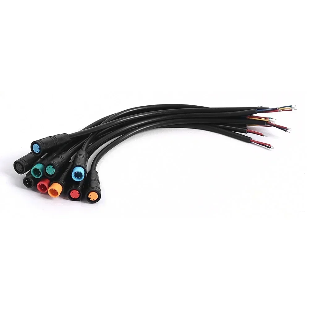 2/3/4/5/6Pin Male Female Cable Ebike Display Cable Connector Wire For Electric Scooter Sensor Electric Bicycle Butt Joint Plug