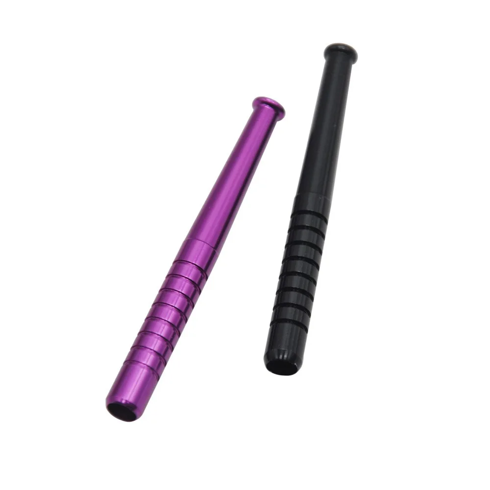 1/5/10pcs 78mm Aluminum Alloy Straw Light-weight Metal Pipe Straw Tube Cool Gadget for Men