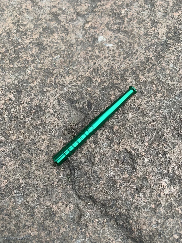 1/5/10pcs 78mm Aluminum Alloy Straw Light-weight Metal Pipe Straw Tube Cool Gadget for Men