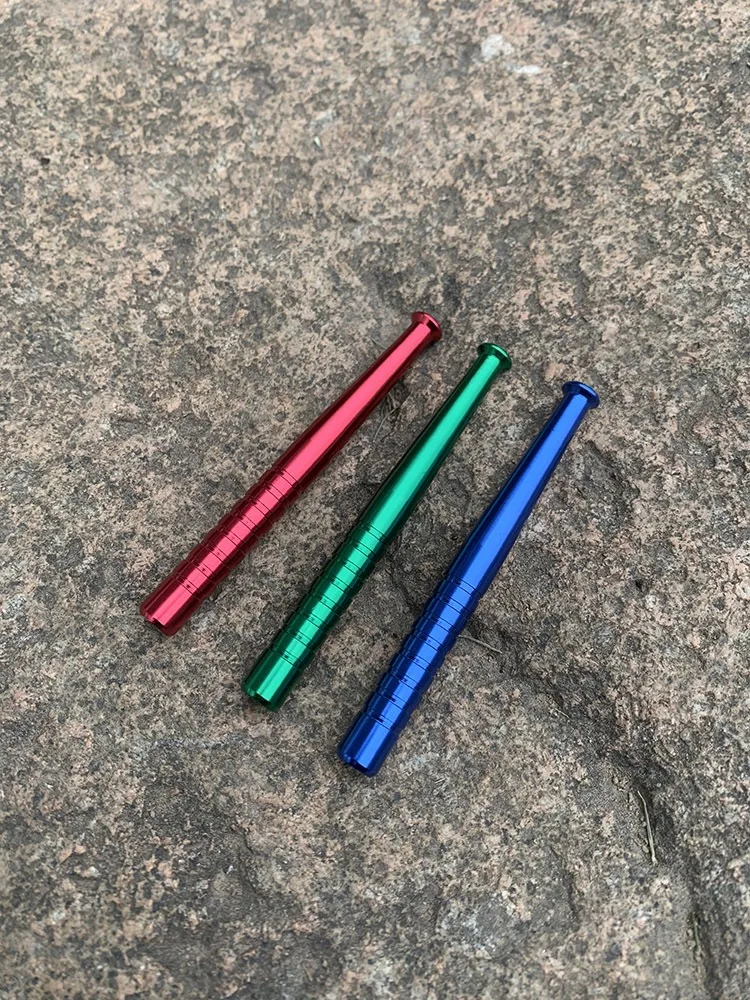 1/5/10pcs 78mm Aluminum Alloy Straw Light-weight Metal Pipe Straw Tube Cool Gadget for Men