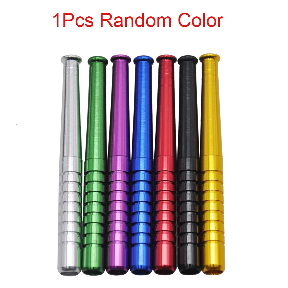 1/5/10pcs 78mm Aluminum Alloy Straw Light-weight Metal Pipe Straw Tube Cool Gadget for Men