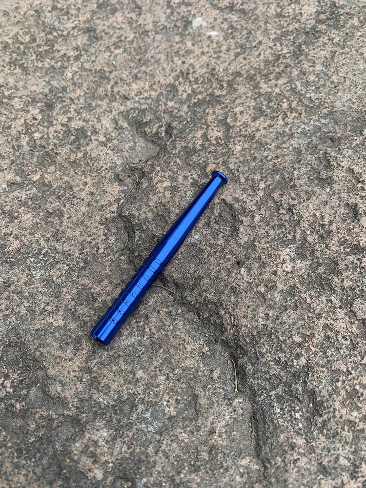 1/5/10pcs 78mm Aluminum Alloy Straw Light-weight Metal Pipe Straw Tube Cool Gadget for Men