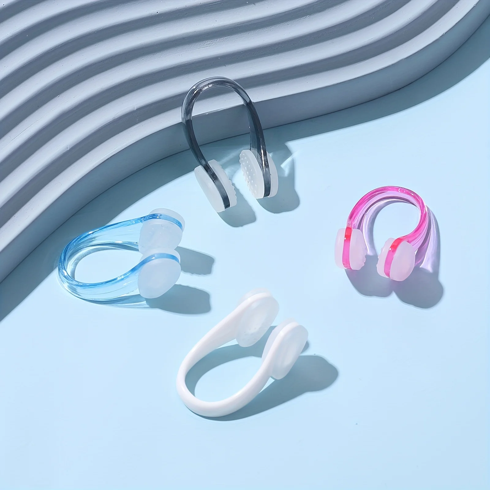 2 Pcs Swimming Nose Clip Professional Swimming Training Anti-choking Comfortable Waterproof and Non-slip Nose Clip