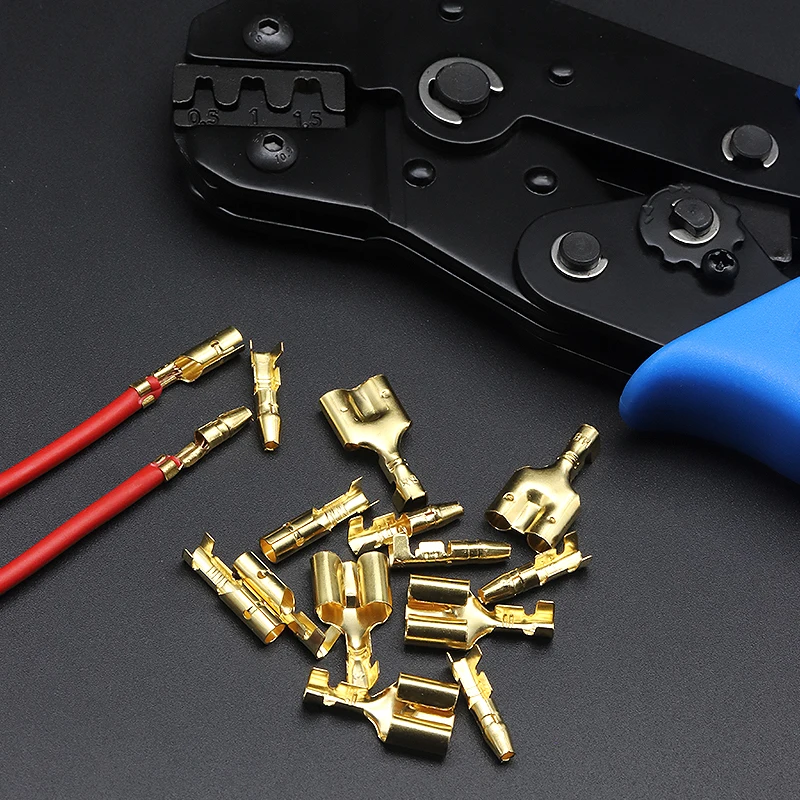 200PCS/120PCS 50 Set 3.5mm Male Female Motorcycle Bullet Connector Socket Classic TerminalS For Cable Wire of 1.0 mm to 2.5 mm
