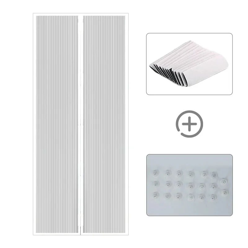 Mosquito Net Curtain Magnets Door Mesh Insect Sandfly Netting with Magnets on The Door Mesh Screen Automatic Closing Door Screen