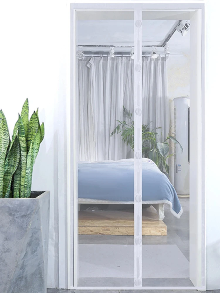 Mosquito Net Curtain Magnets Door Mesh Insect Sandfly Netting with Magnets on The Door Mesh Screen Automatic Closing Door Screen