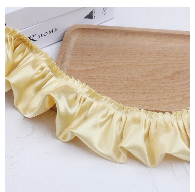2Meters Satin Ribbons For Decoration Party Dress Sewing Accessories Needlework Handmade Material Lace Trim Fabric Pram DIY Item