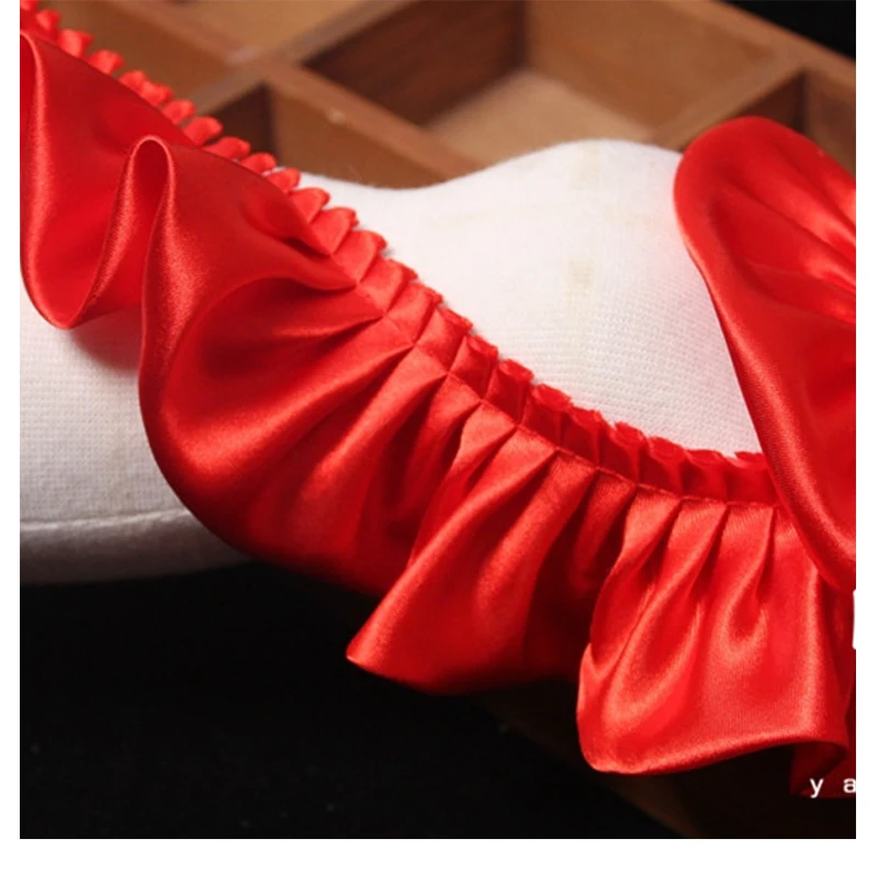 2Meters Satin Ribbons For Decoration Party Dress Sewing Accessories Needlework Handmade Material Lace Trim Fabric Pram DIY Item